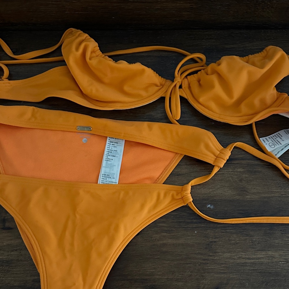 Hollister Bright Orange Bikini Set